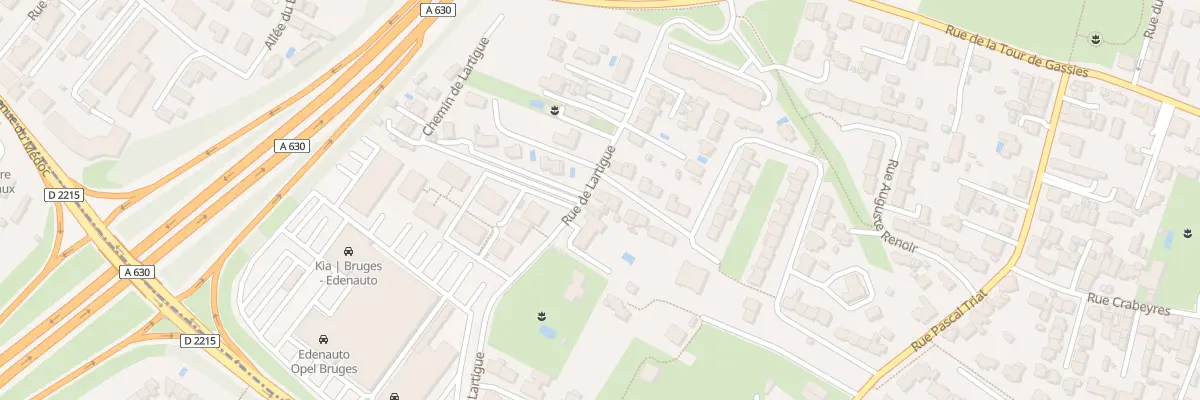 Plan du 63 Rue Frédéric Mistral à Bruges