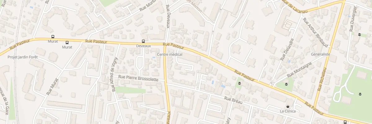 Plan du 328 Rue Pasteur à Bordeaux