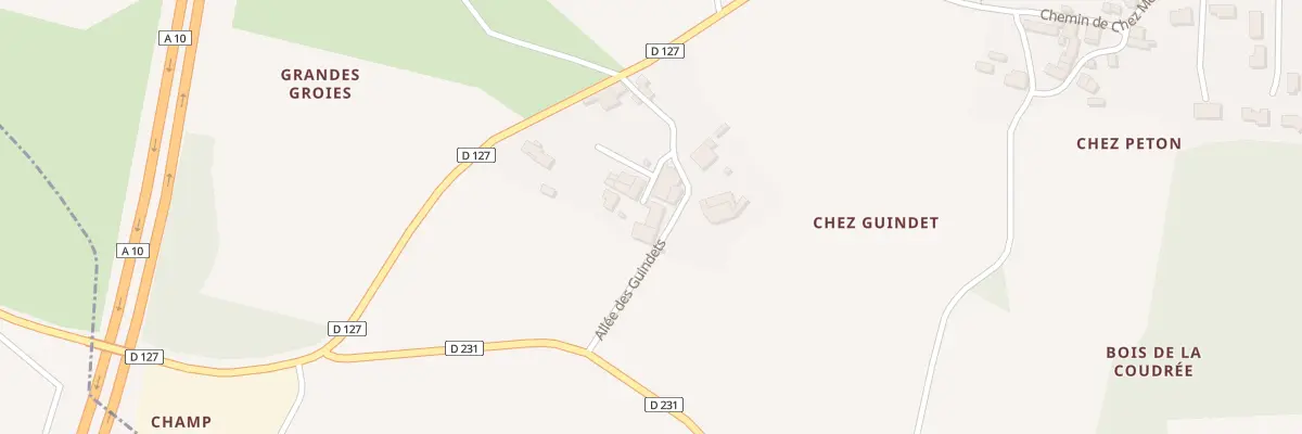 Plan du 16 All des Guindets à Annepont