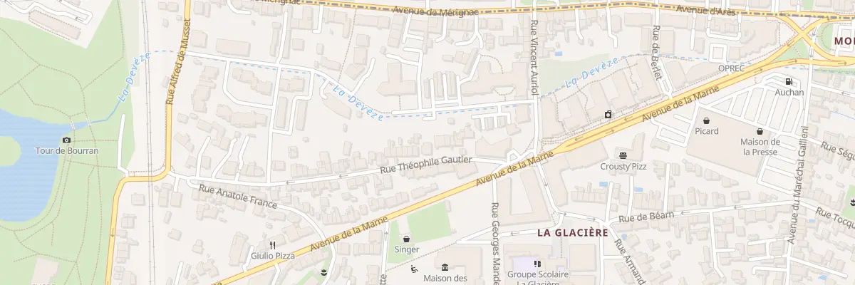 Plan du 17B Rue Theophile Gautier à Mérignac
