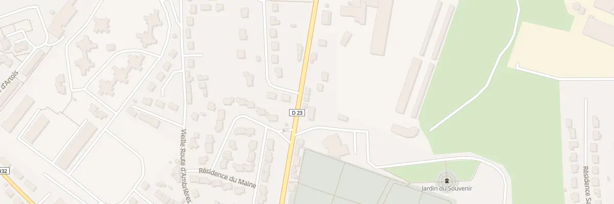 Plan du 302 Rue de Normandie à Mayenne