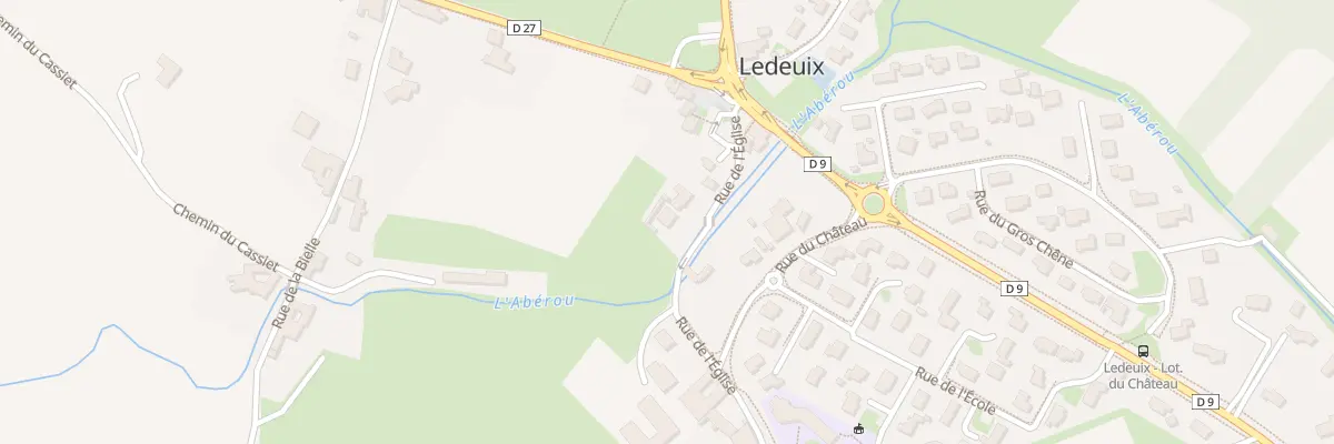 Plan du 12 Rue de l’Eglise à Ledeuix
