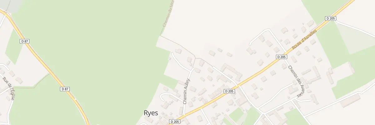 Plan du 11 Chemin A Aubry à Ryes