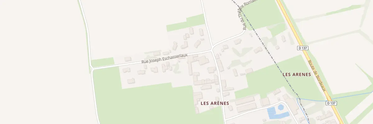Plan du 1A Rue J Eschasseriaux à Thénac