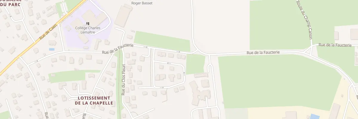 Plan du 8 Rue des Aubepines - Aunay aux Monts d’Aunay