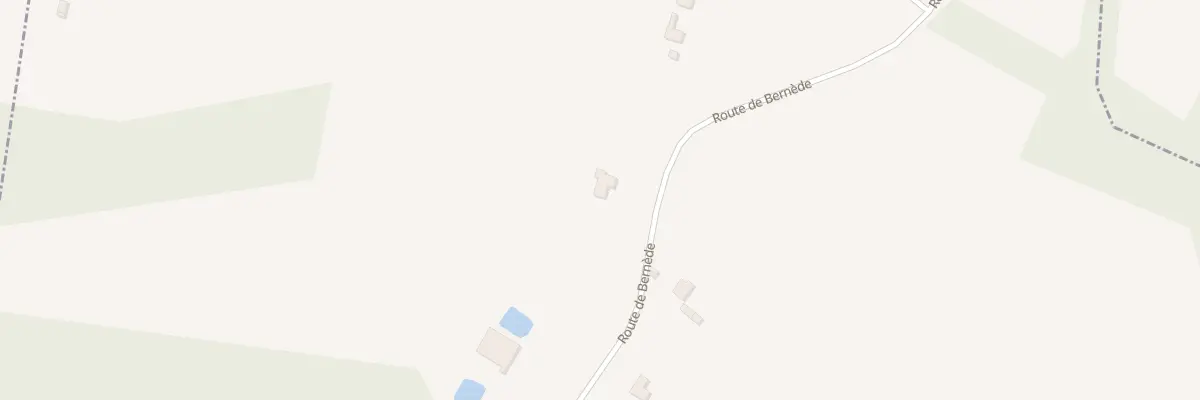 Plan du 3623 Rte d’Aurice à Cauna