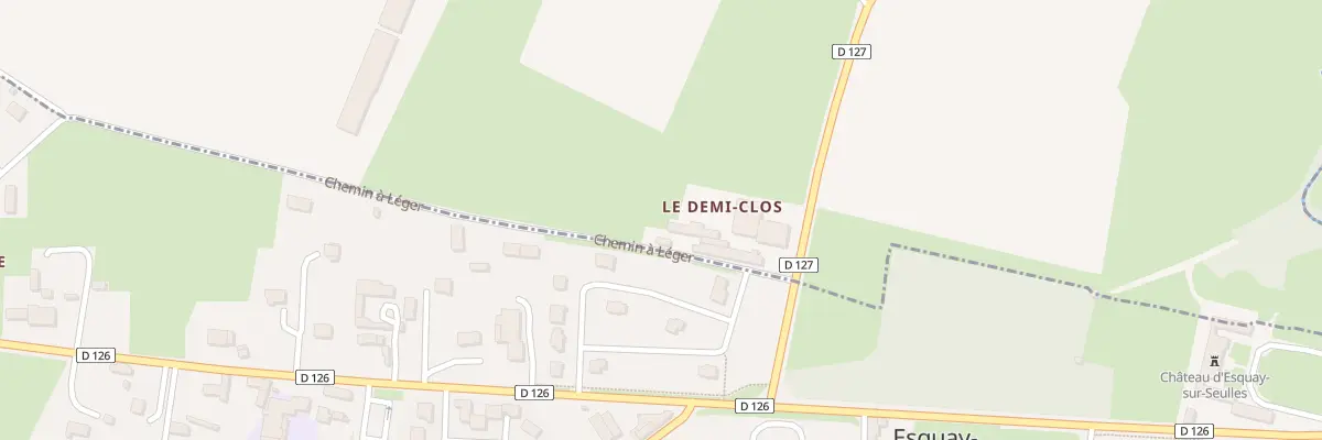 Plan du 2 Che à Léger à Esquay-sur-Seulles