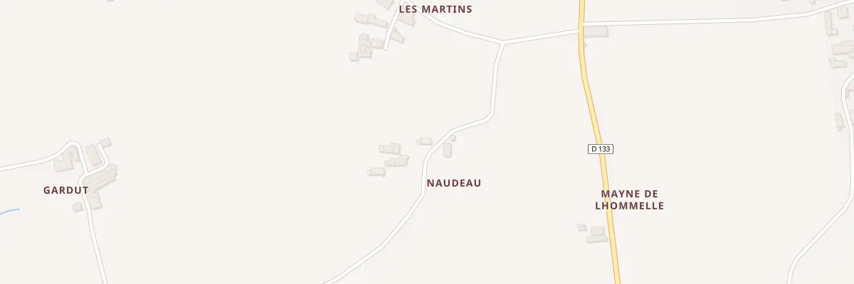Plan du 5 Naudeau à Cars