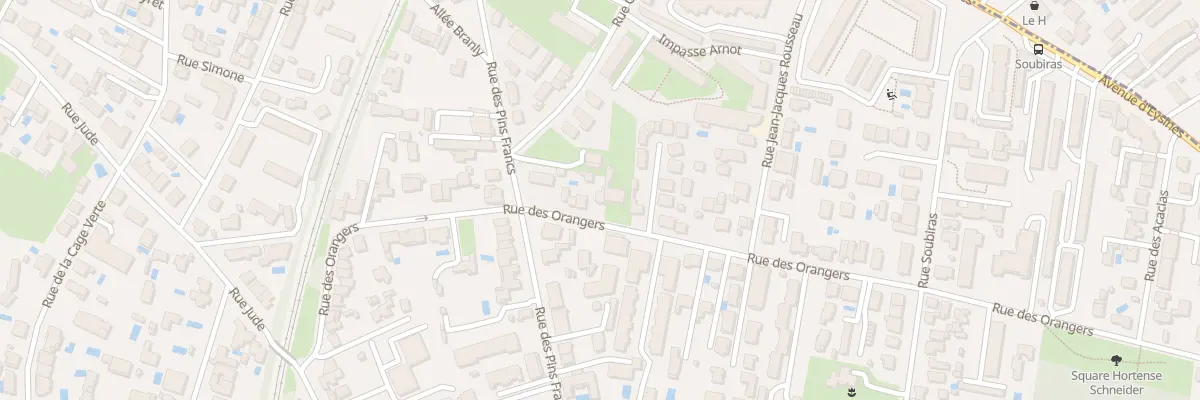Plan du 167 Rue des Orangers à Bordeaux