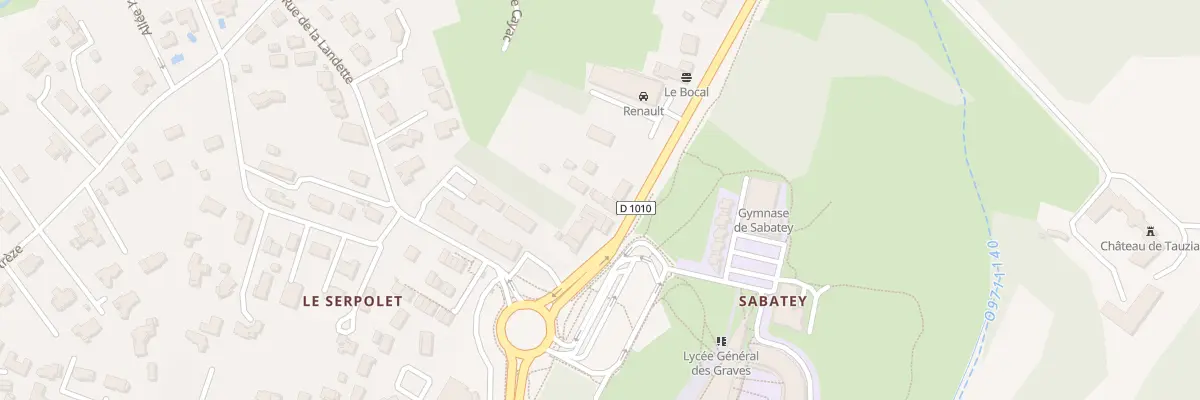 Plan du 303 Crs du Général de Gaulle à Gradignan