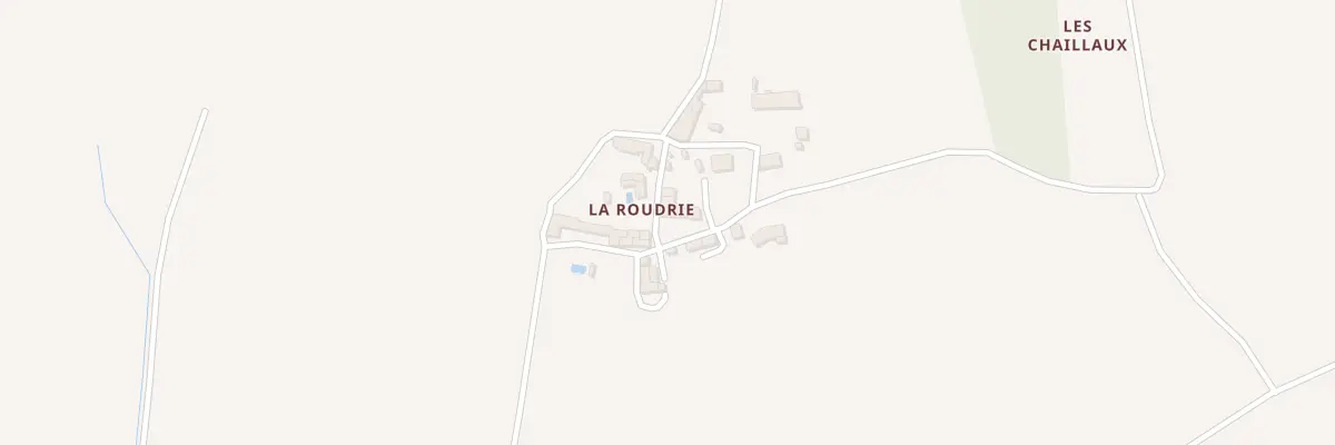 Plan du 14B La Roudrie à Semoussac