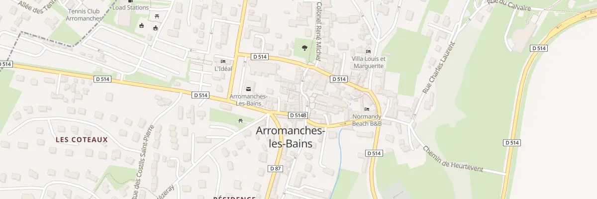 Plan du 5 Pl General de Gaulle à Arromanches-les-Bains