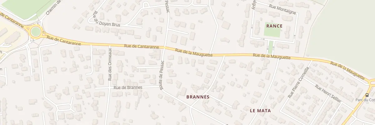 Plan du 44 Rue de la Mauguette à Gradignan