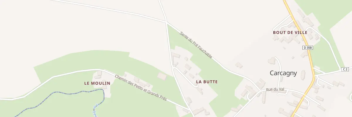 Plan du 5062 La Butte à Carcagny