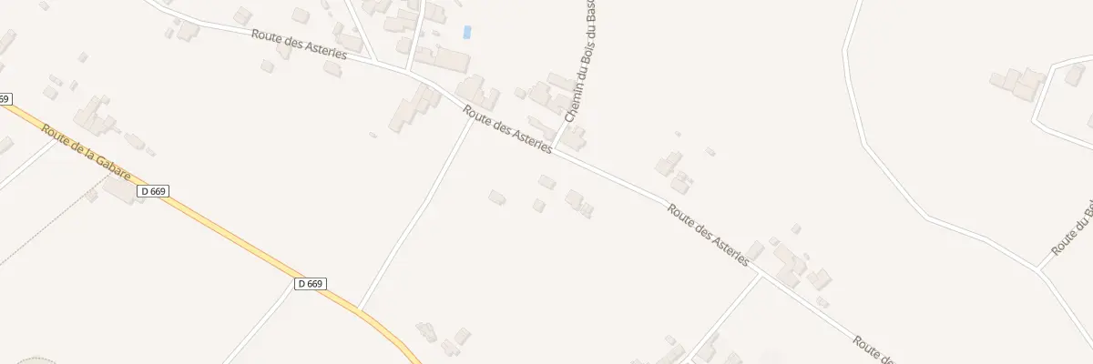 Plan du 5 Rte des Asteries à Gauriac