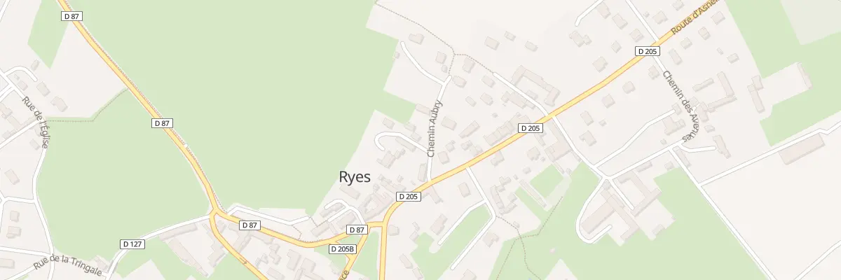 Plan du 3 Che Aubry à Ryes