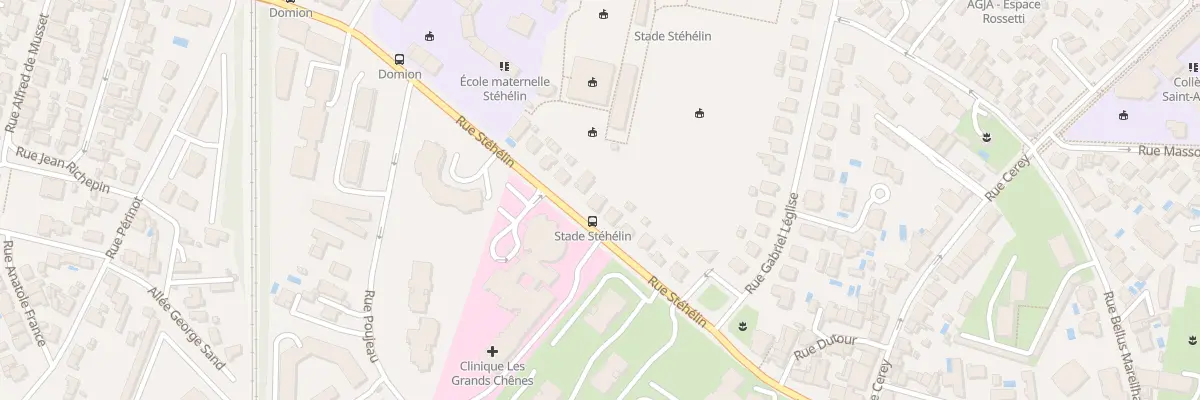 Plan du 31 Rue Stéhelin à Bordeaux