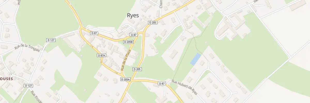 Plan du 5034 Rue de Bayeux à Ryes