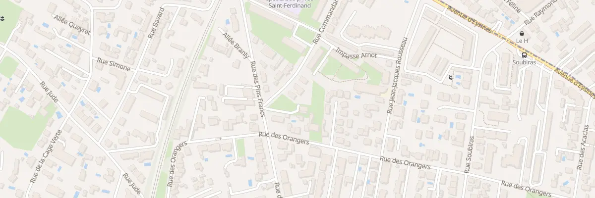 Plan du 5 Rue Commandant Charcot Caud à Bordeaux