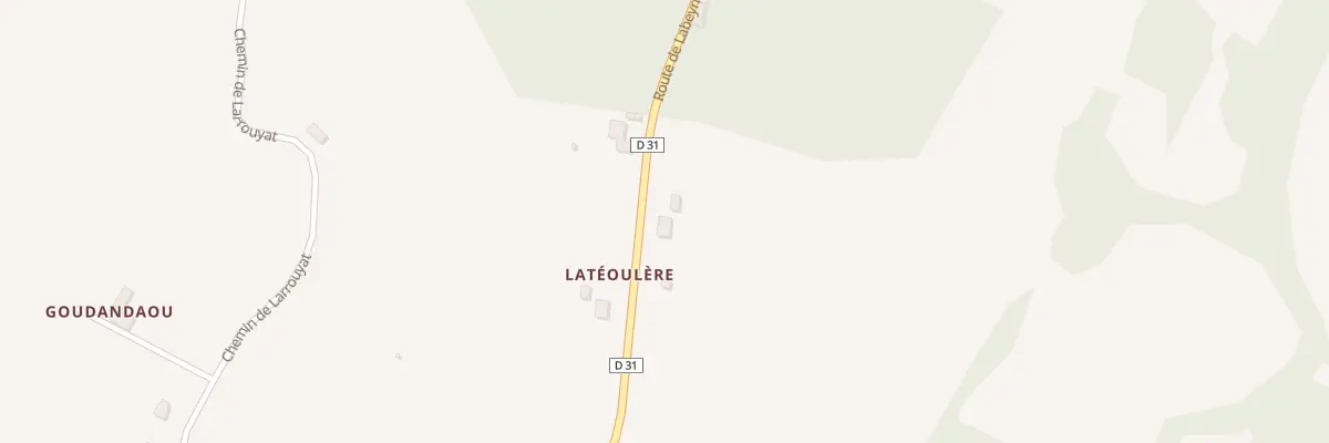 Plan du 530 Rte de Labeyrie à Hagetaubin