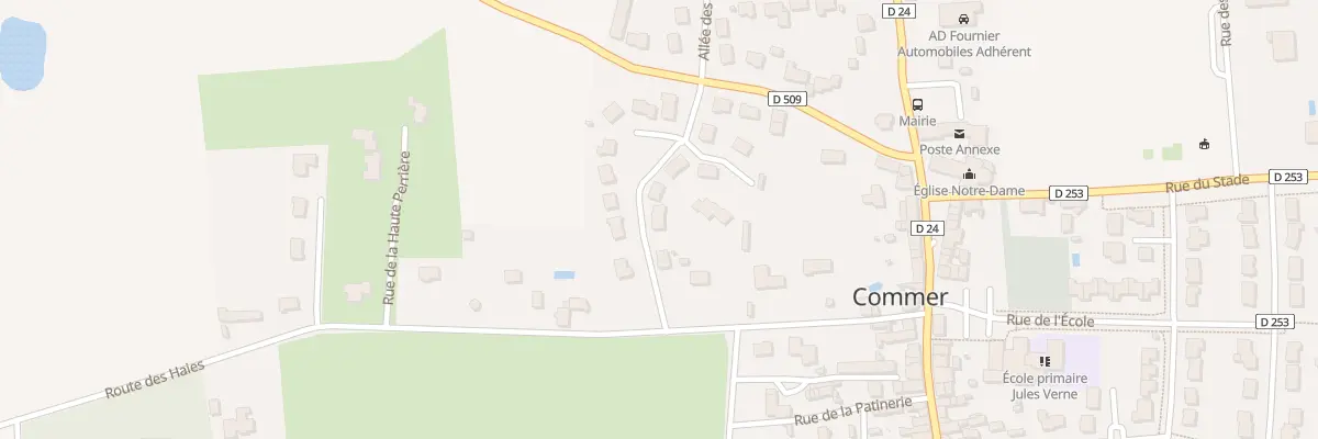 Plan du 16 Lot de la Ceriselaie à Commer