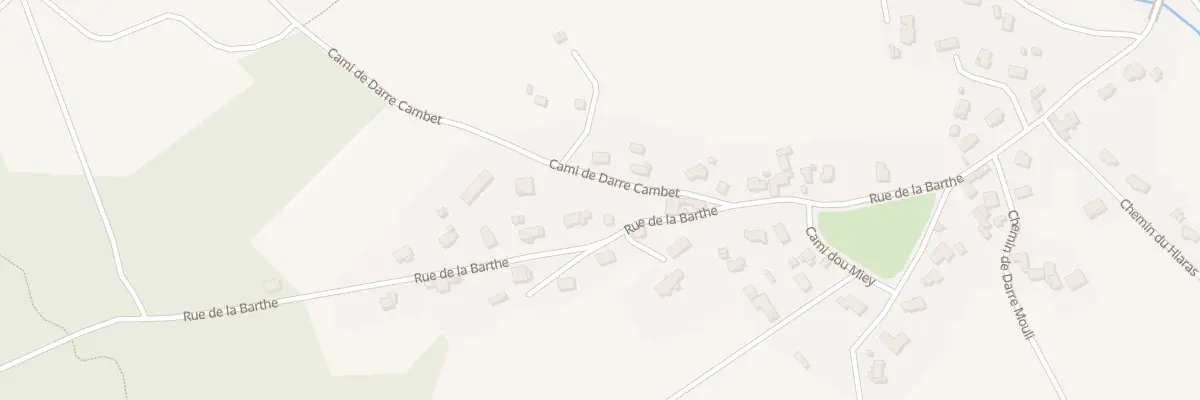 Plan du 26 Rue de la Barthe à Os-Marsillon