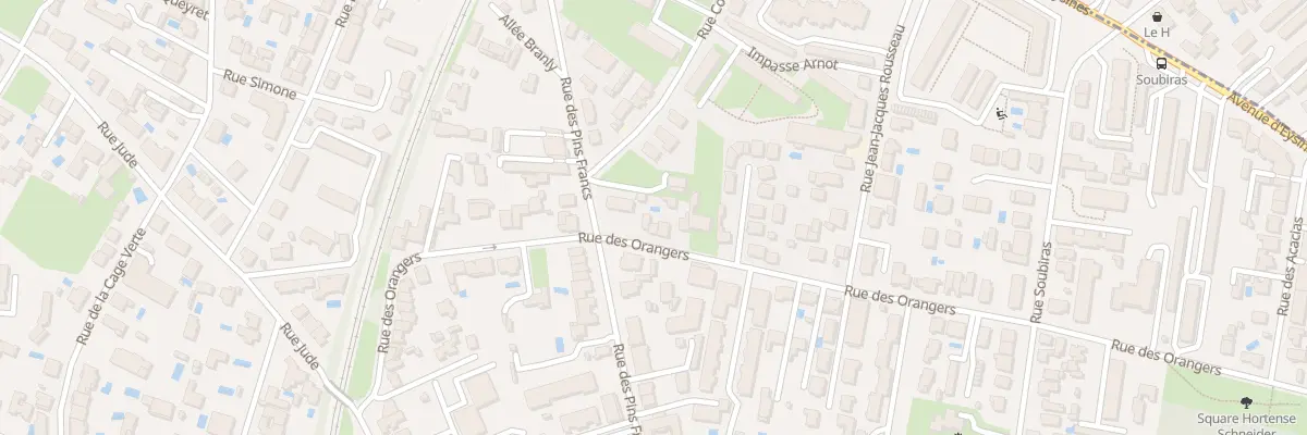 Plan du 171 Rue des Orangers à Bordeaux