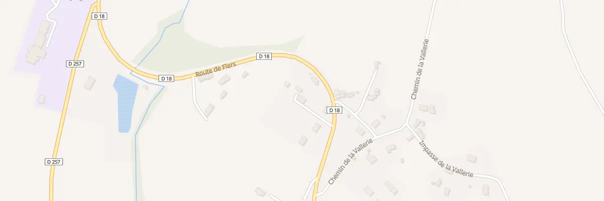 Plan du 678 Rte de Flers à Cerisy-Belle-Étoile