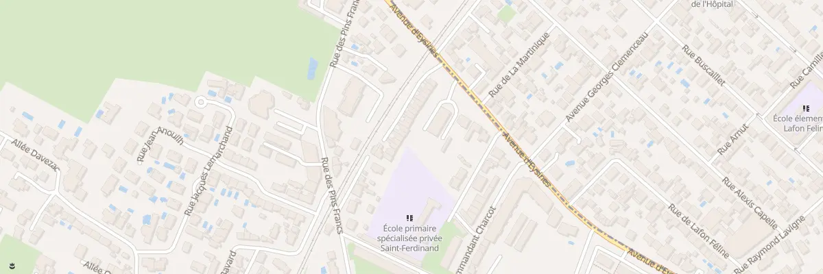 Plan du 256 Av Eysines à Bordeaux