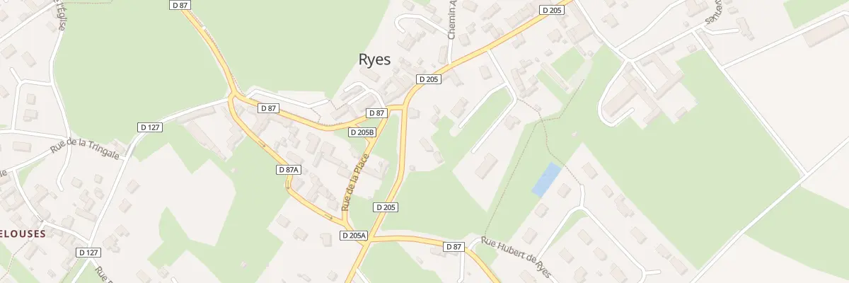 Plan du 3 Rue de Bayeux à Ryes