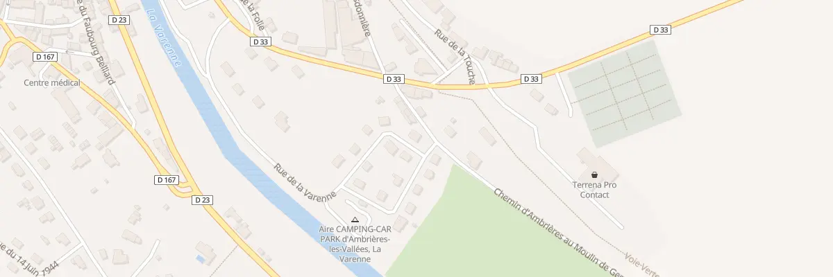 Plan du 21 Rue du Gué de Gesnes à Ambrières-les-Vallées