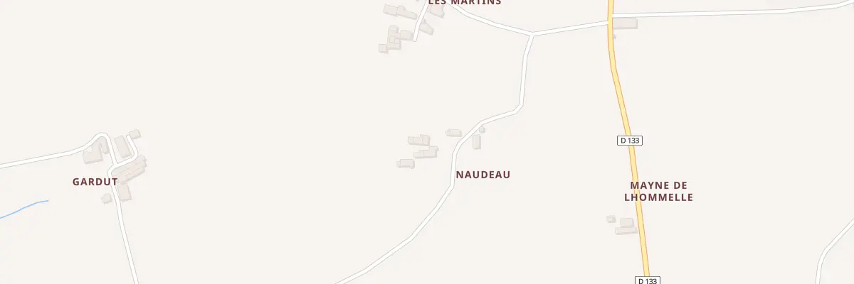 Plan du 5B Naudeau à Cars