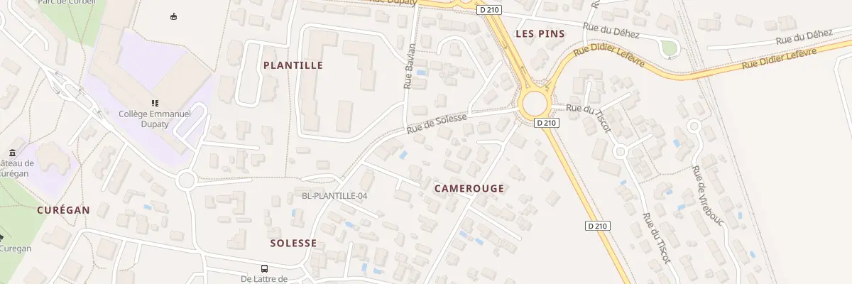 Plan du 21 Rue de Solesse à Blanquefort