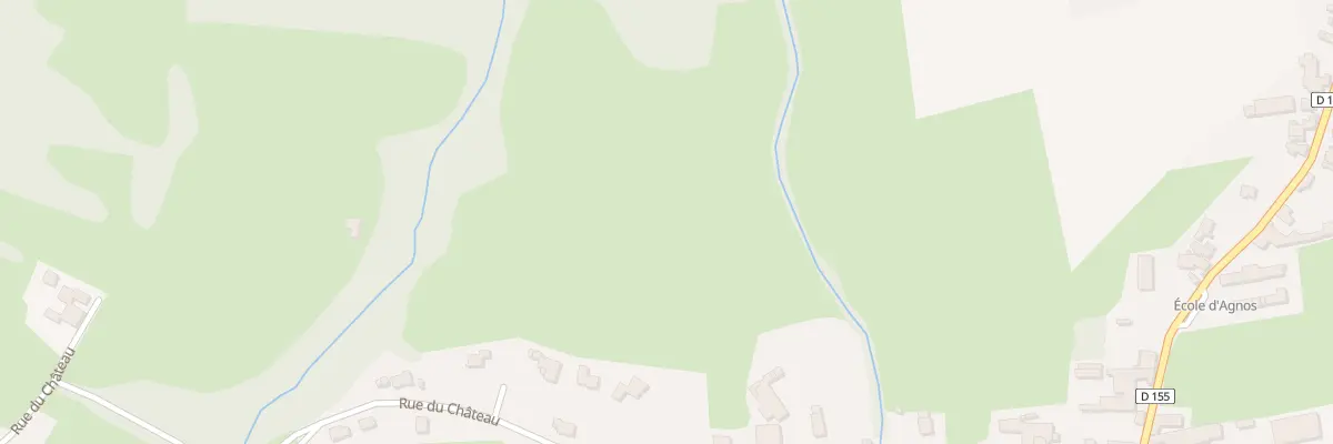 Plan du 1000 Rue du Chateau à Agnos