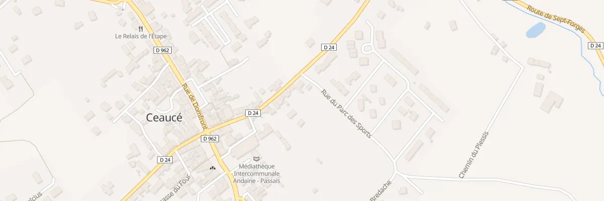 Plan du 14 Rue de Loré à Ceaucé