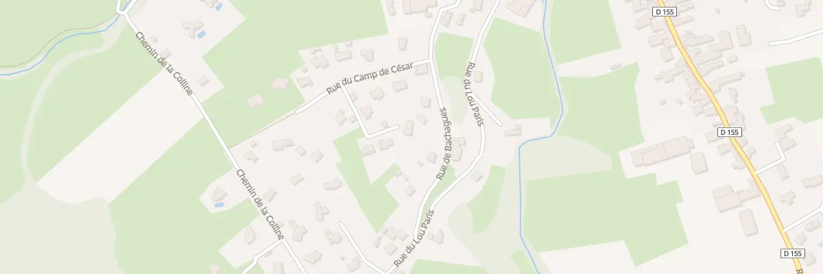 Plan du 1 Imp Camp de Cesar à Agnos