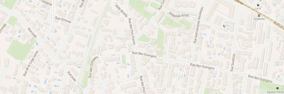 Plan du 177 Rue des Orangers à Bordeaux