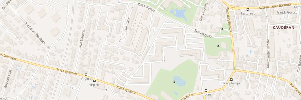 Plan du 55 Rue de Capeyron à Bordeaux