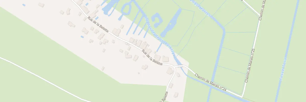 Plan du 69 Rue de la Belette au Vanneau-Irleau