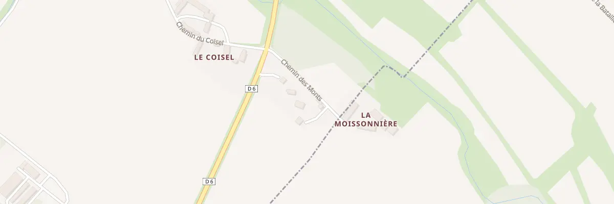 Plan du 6 Che Monts à Saint-Vaast-sur-Seulles