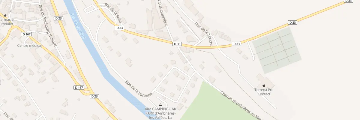 Plan du 4 Rue du Gué de Gesnes à Ambrières-les-Vallées