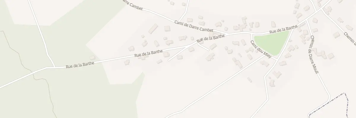 Plan du 17B Rue de la Barthe à Os-Marsillon