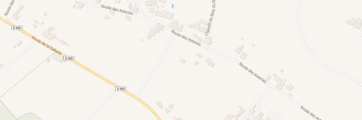 Plan du 2 Rte des Doublerons à Gauriac