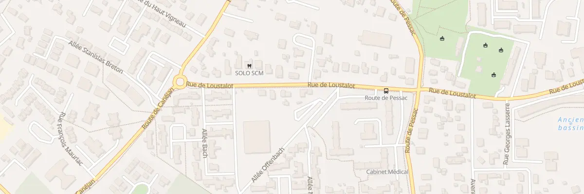 Plan du 50 Rue de Loustalot à Gradignan