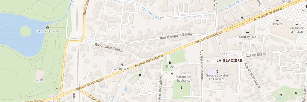 Plan du 71 Av de la Marne à Mérignac