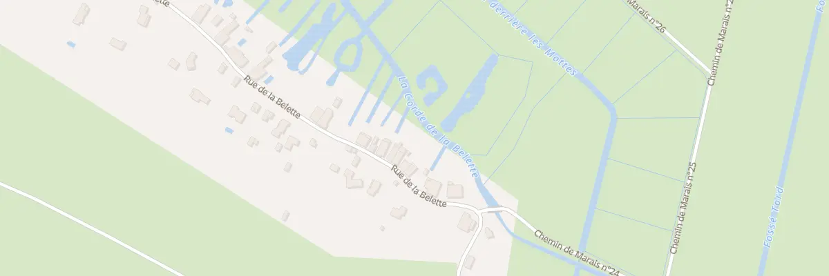 Plan du 67 Rue de la Belette au Vanneau-Irleau