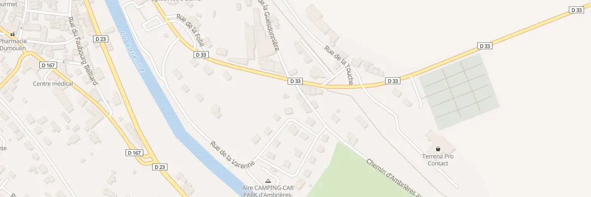 Plan du 2 Rue du Gué de Gesnes à Ambrières-les-Vallées