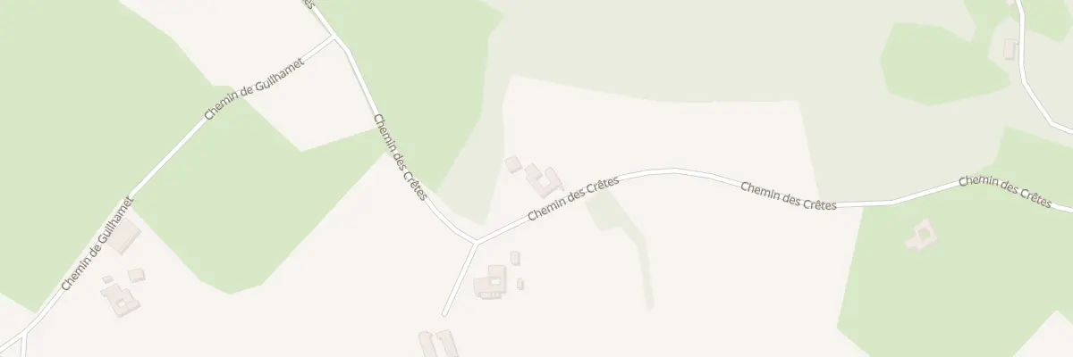 Plan du 343 Che des Crêtes à Lucq-de-Béarn