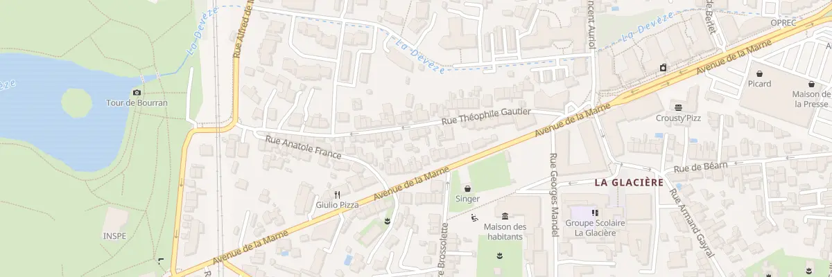Plan du 26 Rue Theophile Gautier à Mérignac