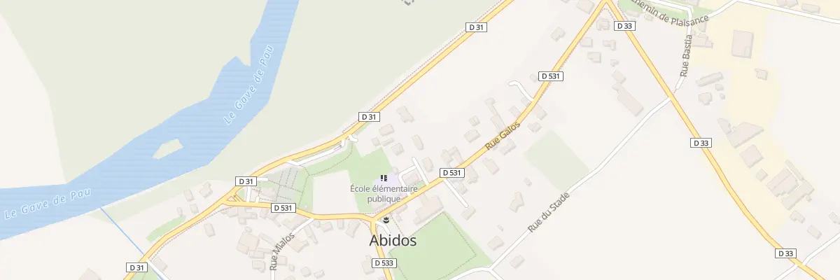 Plan du 5525 Rue Galos à Abidos